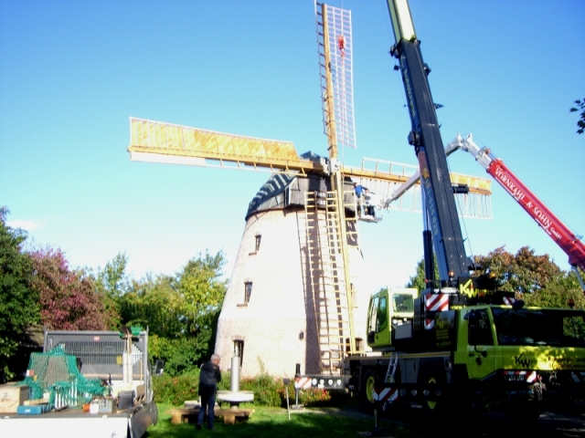 Montage Flügel Mühle Söhlde