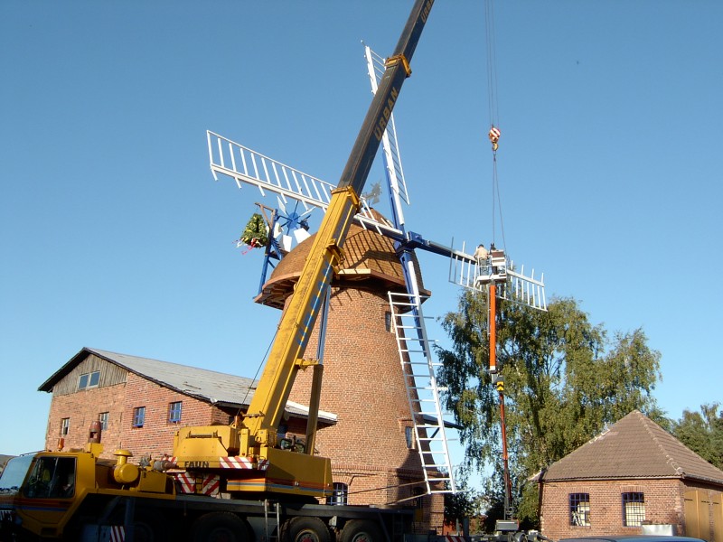 Neue Mühlenkappe, Holländerwindmühle Kummer