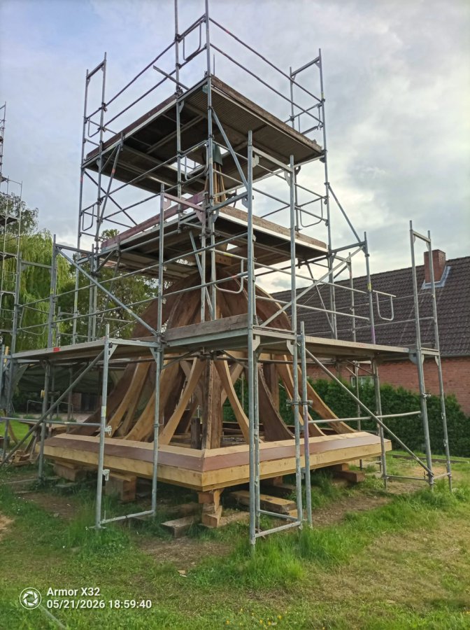 Restaurierung Kirchturmspitze