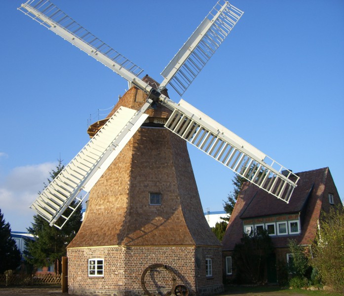 Sanierung Holländerwindmühle in Wittenburg 2014
