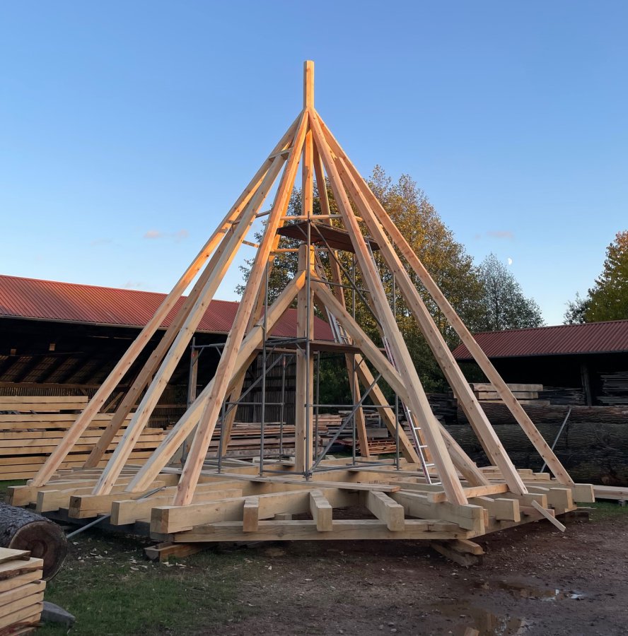 Vormontage Kirchturm 11 2025