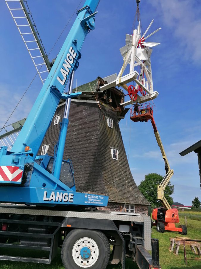 Wiederaufbau einer Windrose