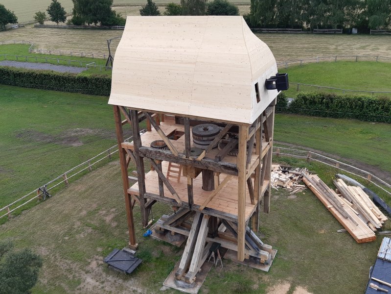 Wiederaufbau Mühle Klockenhagen