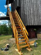 Eichentreppe f&uuml;r Bockwindm&uuml;hle
