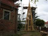 Restaurierung Kirchturm in Jerchel
