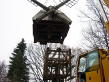 Umsetzen Bockwindmühle, Wettmar bei Hannover