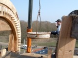 Wiederaufbau der Mühle in Wanzer